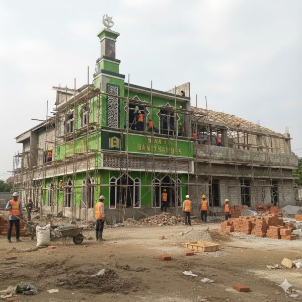 DONASI PEMBANGUNAN MASJID HADID SAMBAS KOTA CIREBON