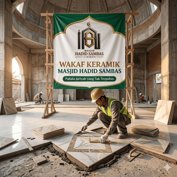 WAKAF KERAMIK MASJID LANTAI 2